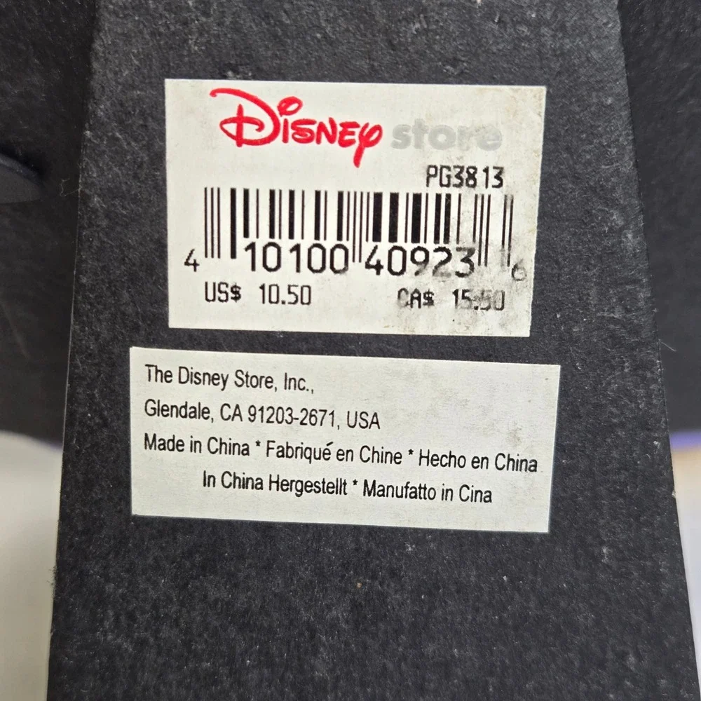 Disney Store Winnie The Pooh 3D Picture Frame Purple Flower Shape Vintage 6.5
